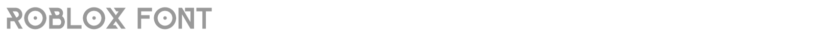 Roblox font preview